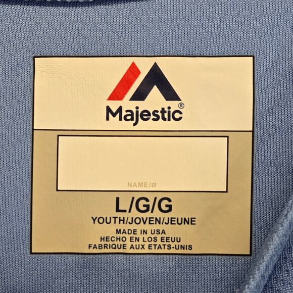 Chicago White Sox Jersey Youth Large Majestic Blue Heat Transfer Logo Cool Base - Picture 4 of 10